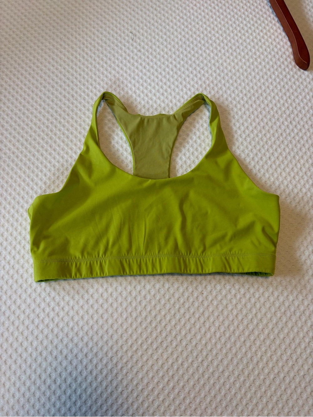 Outdoor Voices Lime Green Racerback Sports Bra